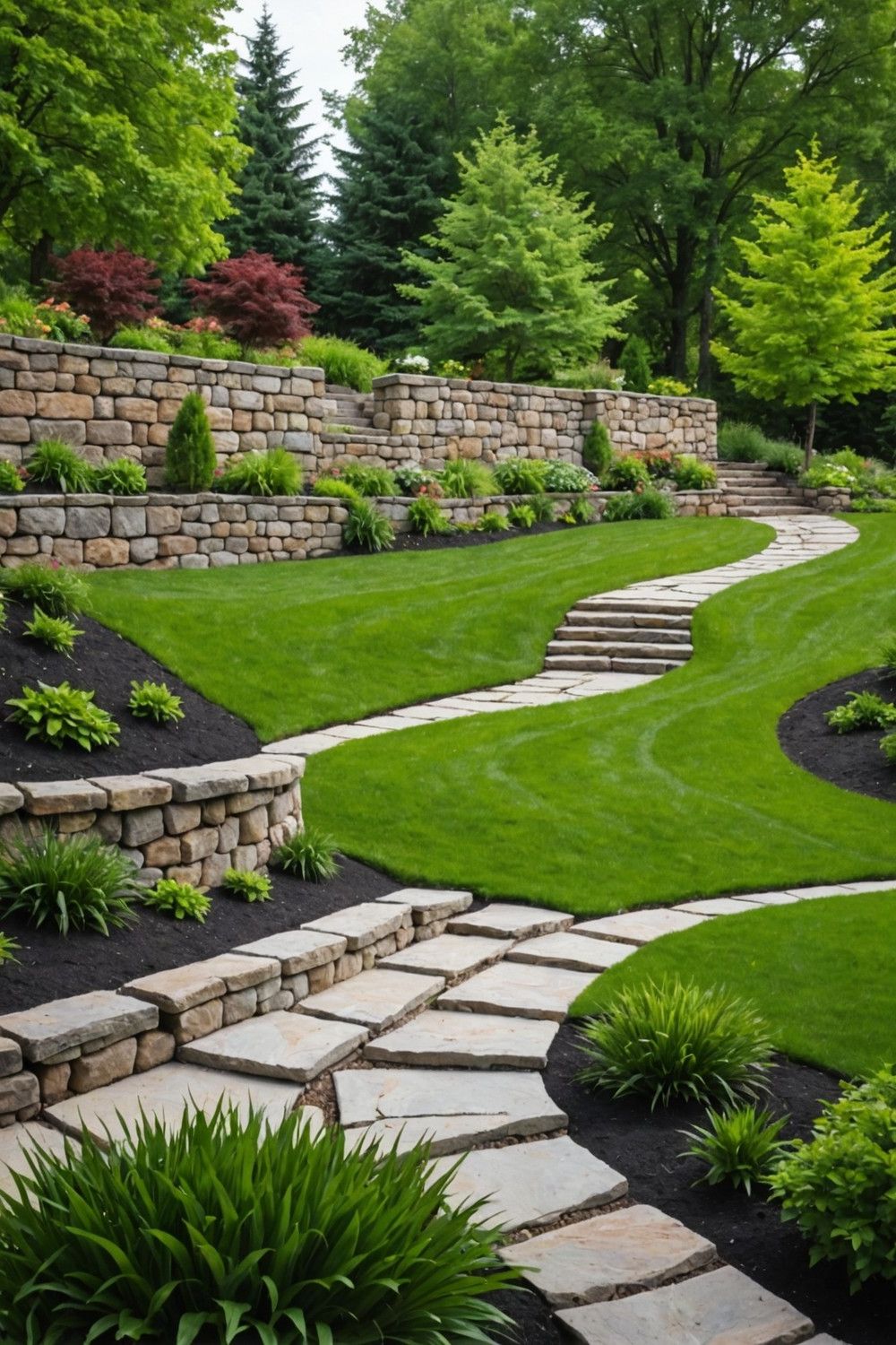Erosion Control With Retaining Walls