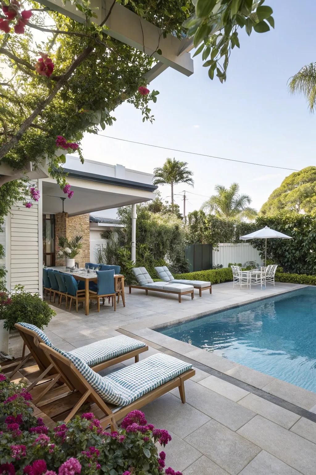 Style Your Poolside with Chic Decor