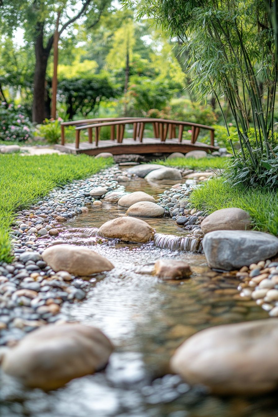 19. Follow a Peaceful Woodland Garden Stream