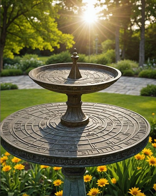 Celestial Sundial Garden Accent