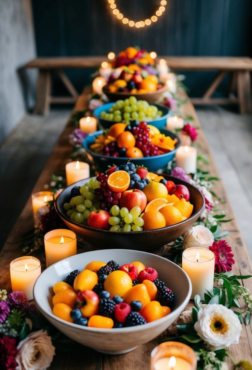 12) Fresh Fruit Centerpieces for Color