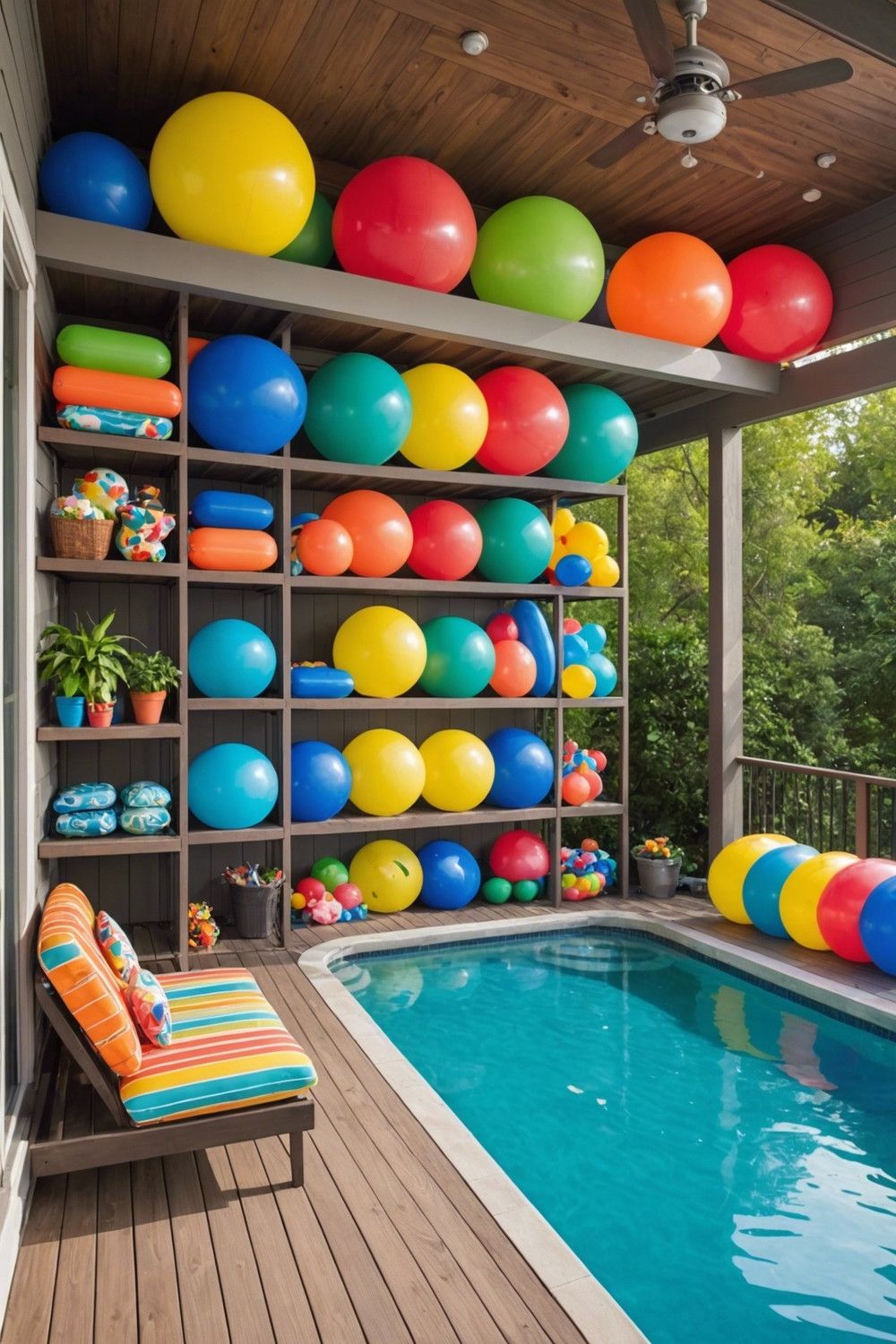 5) Storage Space Under a Deck