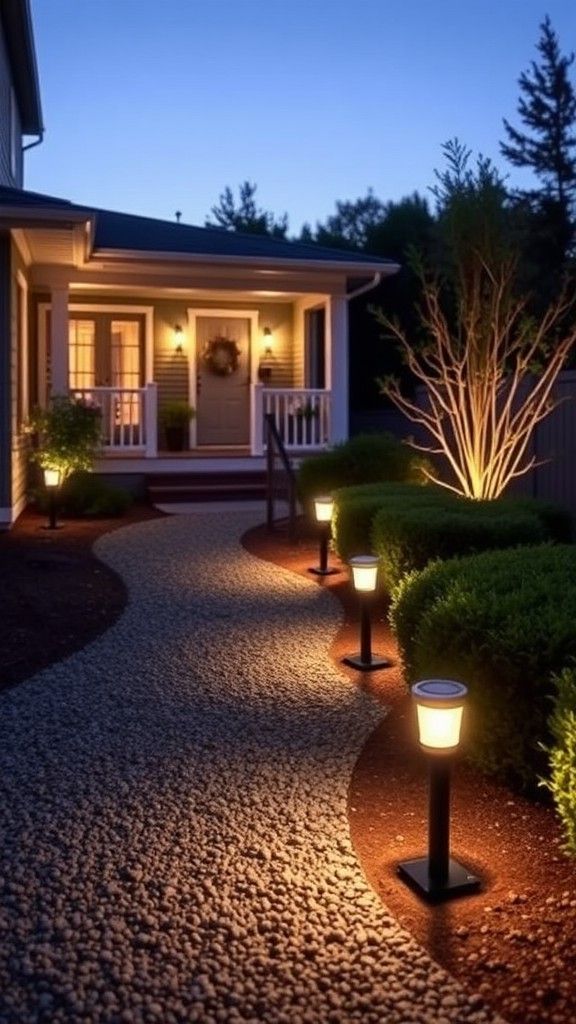 Add Outdoor Lighting Along Walkways