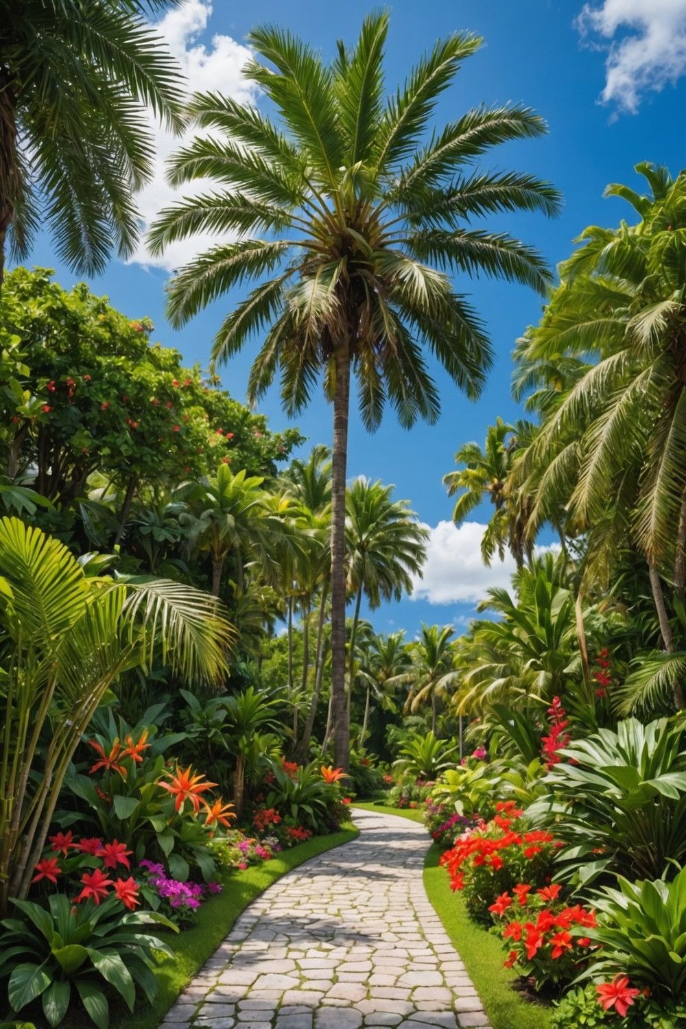 8. Anchor the Space with a Palm Tree