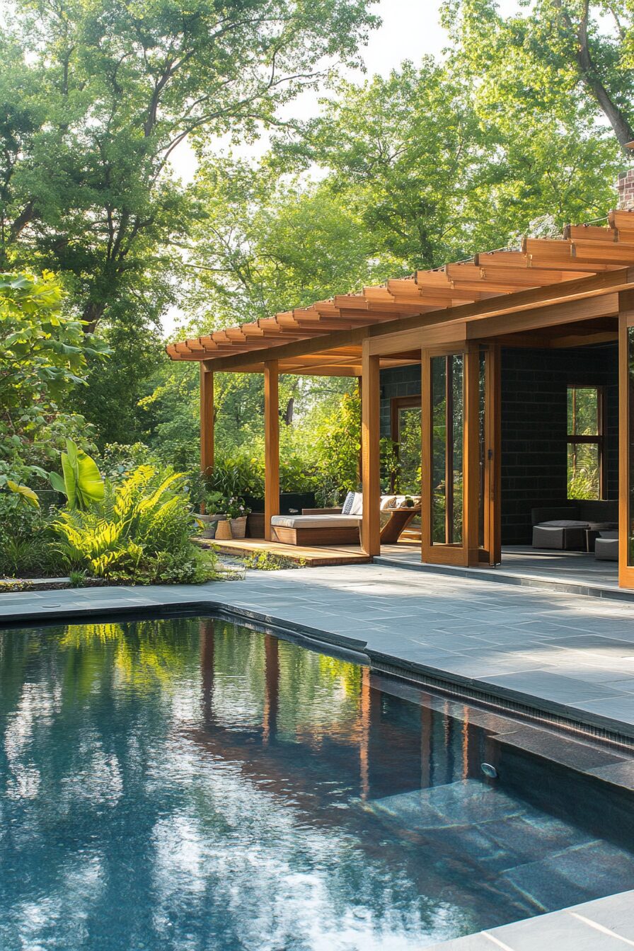 38 Tropical Modern Pool House Ideas - photo 4