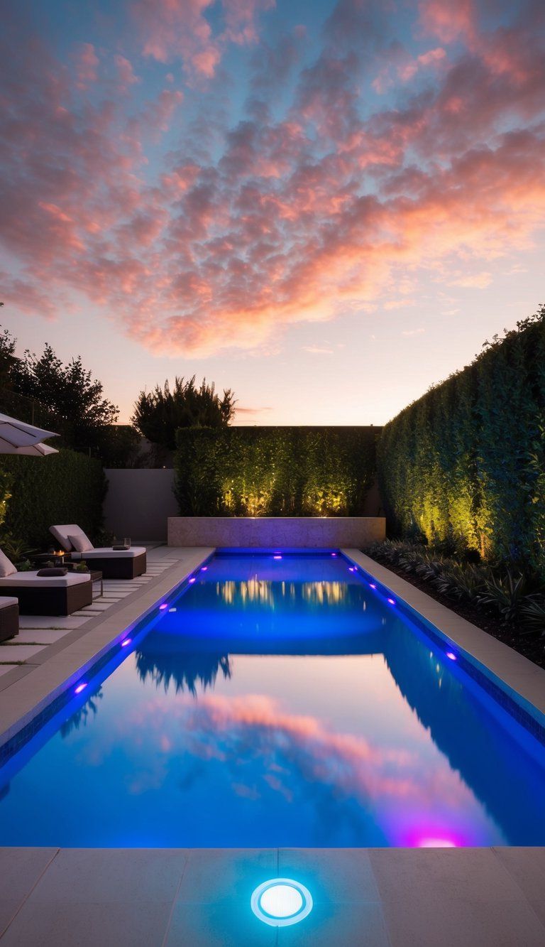 9. Install Underwater Lighting for Mood