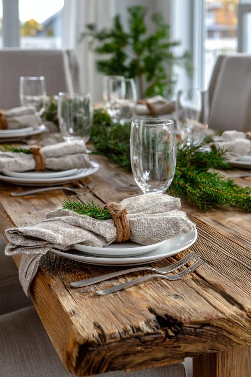 27. Cinnamon Stick Napkin Place Settings - photo 2