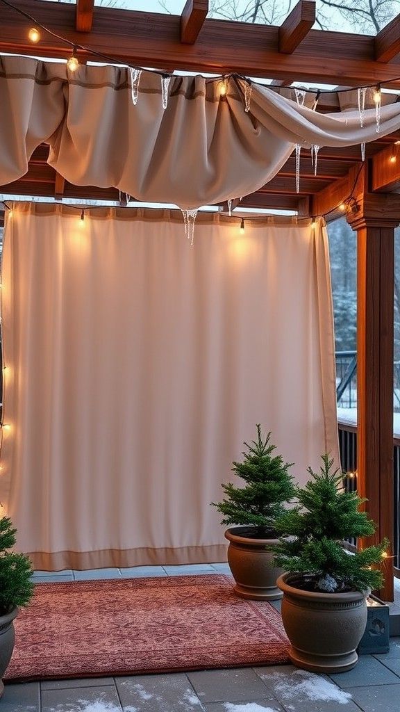 Add Fabric Privacy Screens