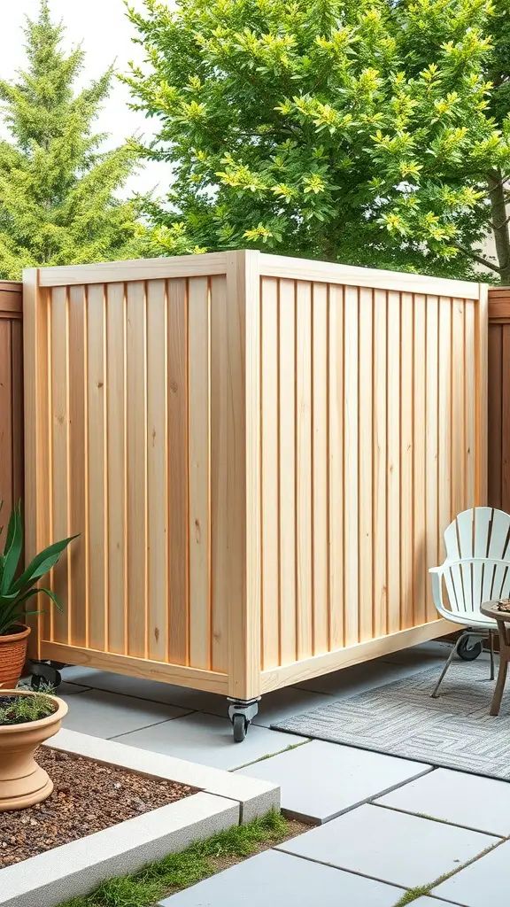 14. DIY Movable Privacy Fence Panels