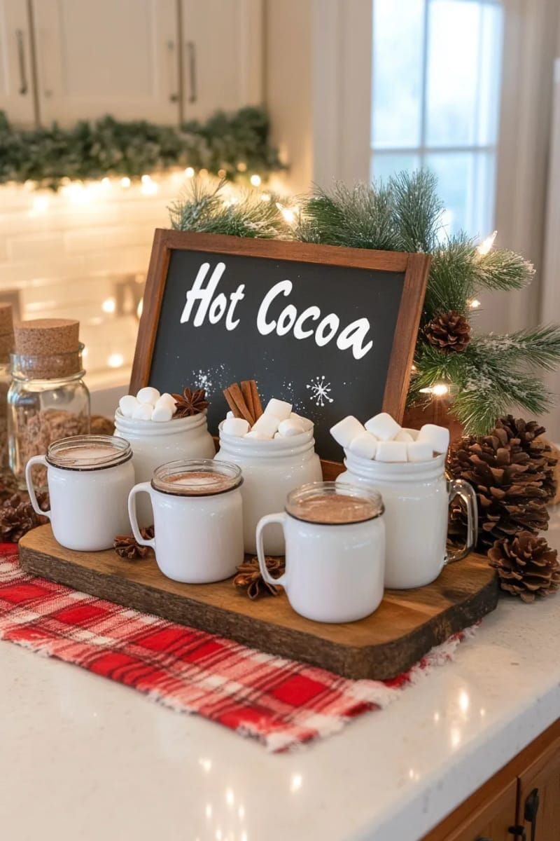 17. Enamel Mug Hot Cocoa Station - photo 2