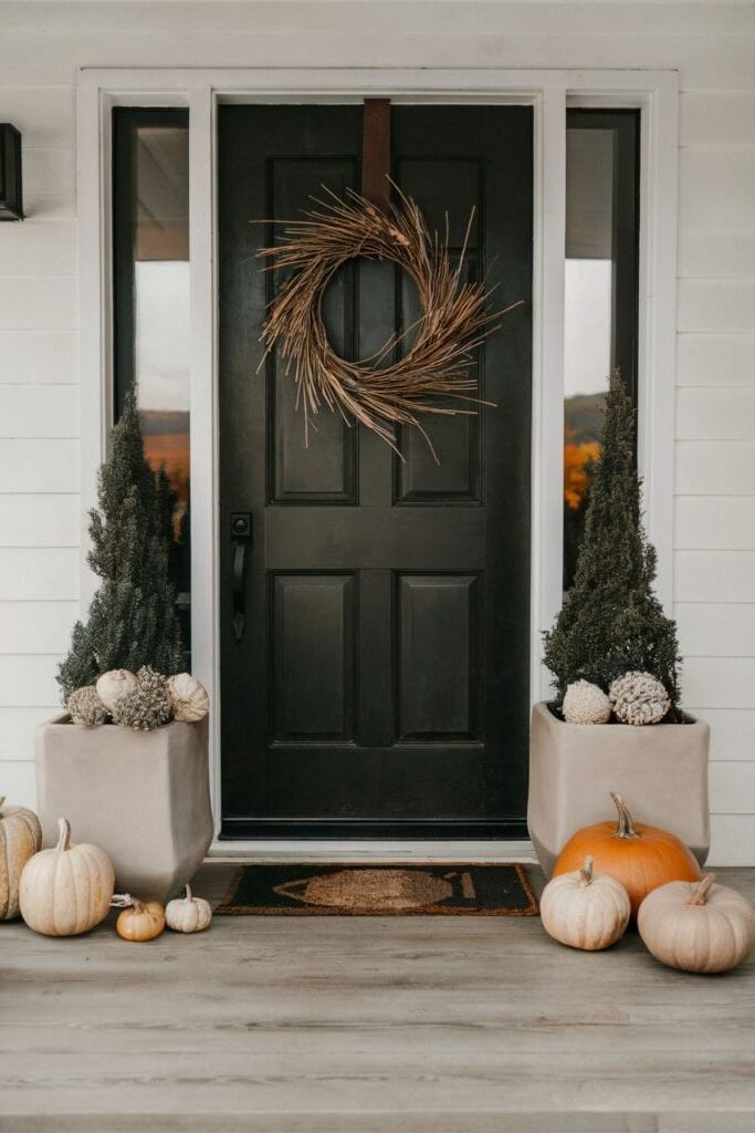 17. Clean and Simple Fall Styling