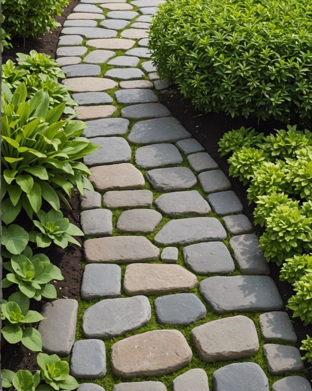 Using Cobblestones as Border Accents