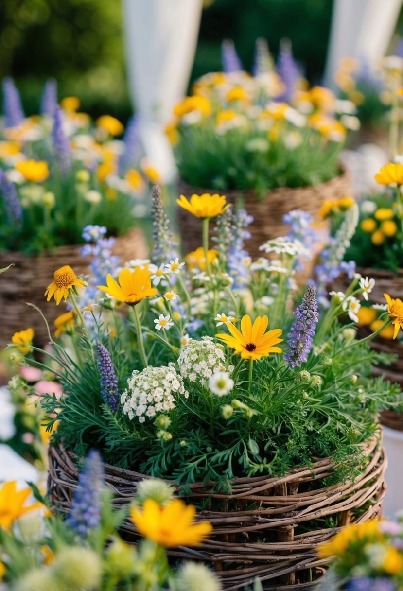 2) Mix Delicate Wildflowers Into Bouquets