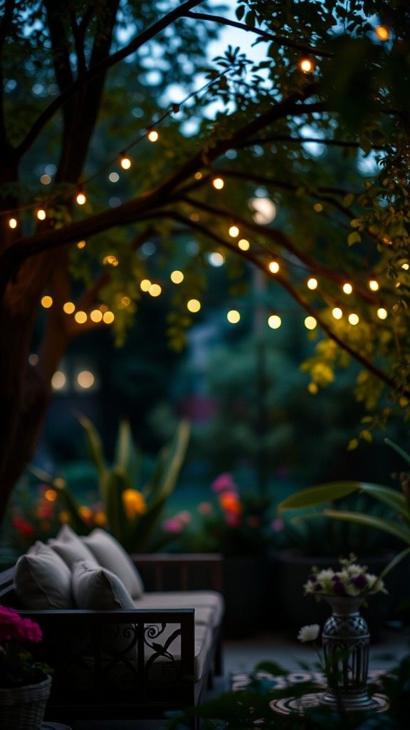 Fairy Lights for Evening Ambiance