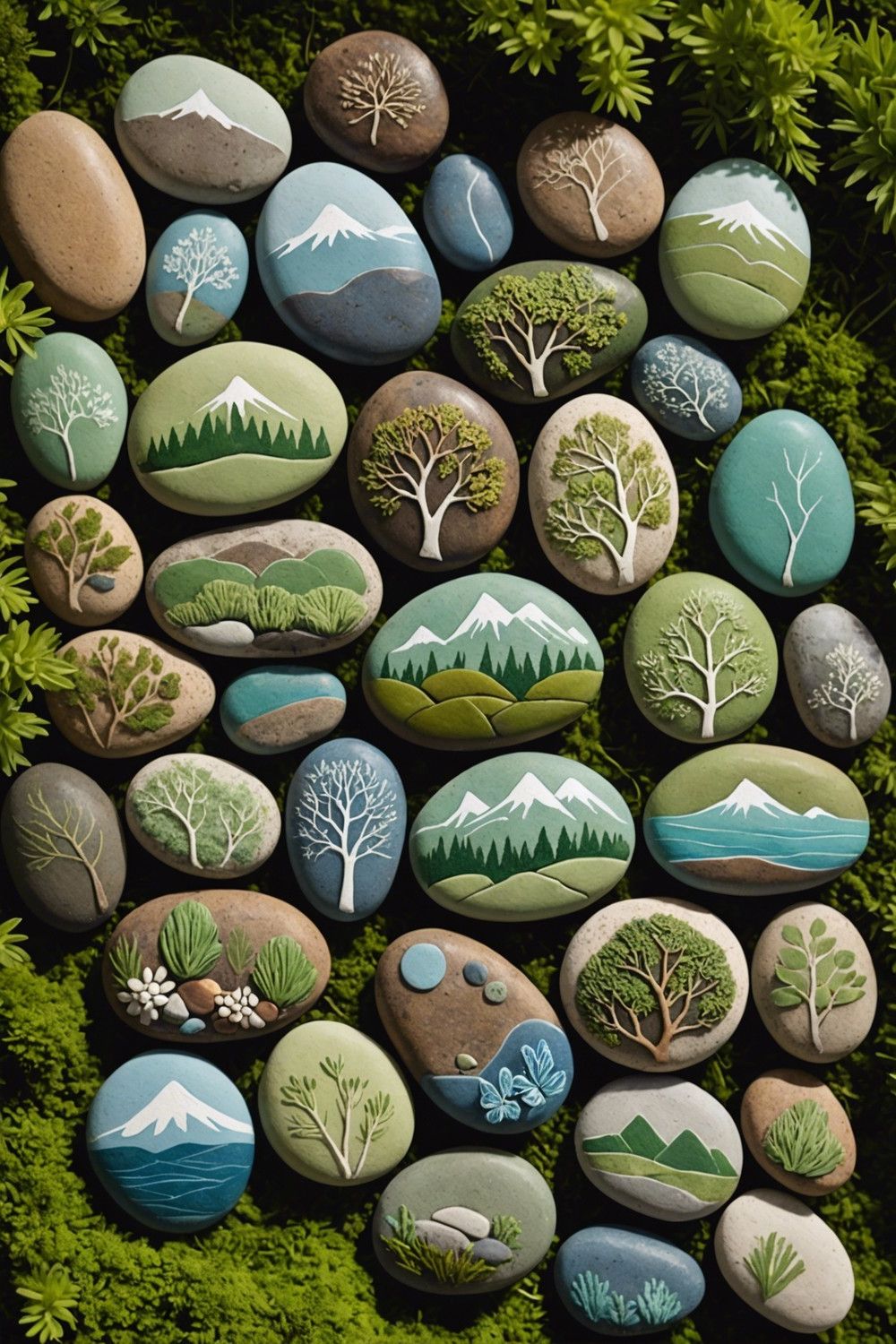 Nature-Inspired Rock Painting Ideas