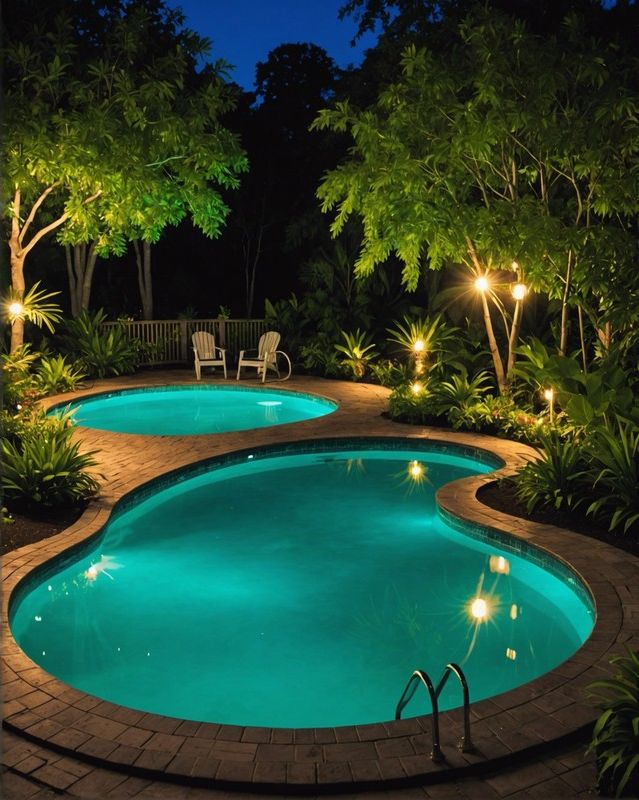 Solar-Powered Lights for Evening Swims