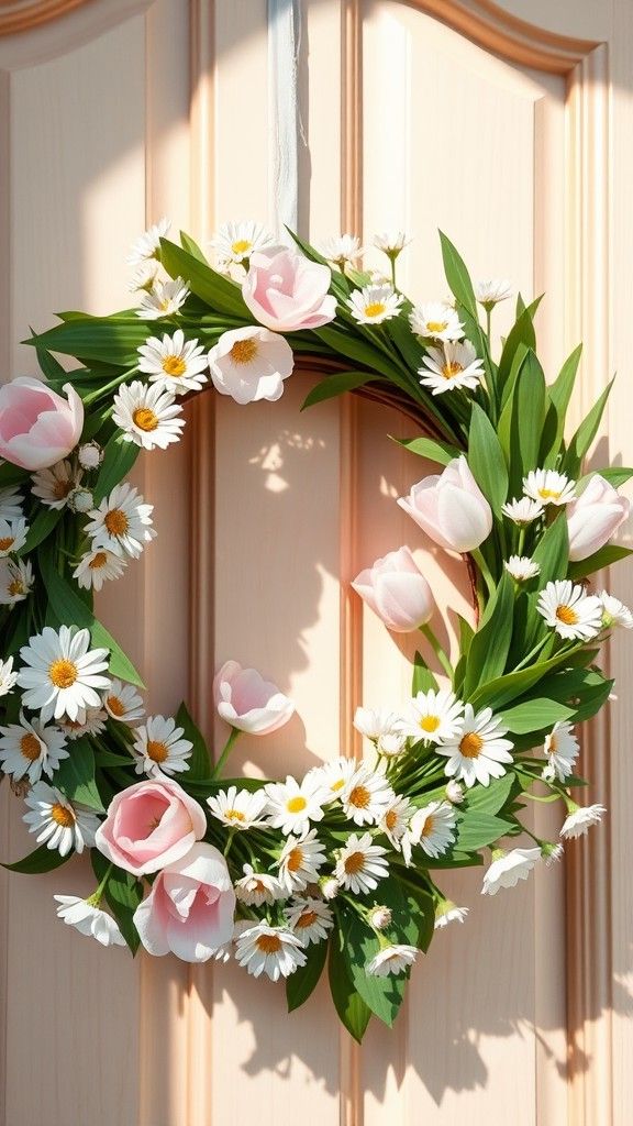 2 Floral Spring Wreath