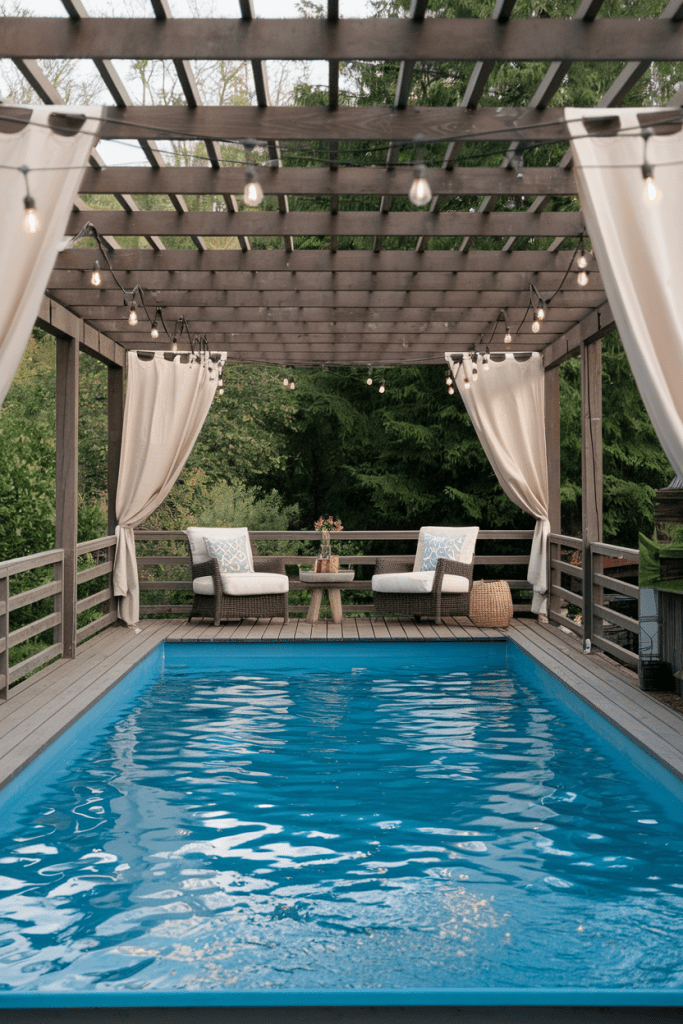 12. Shady Pergola-Topped Pool Deck - photo 2
