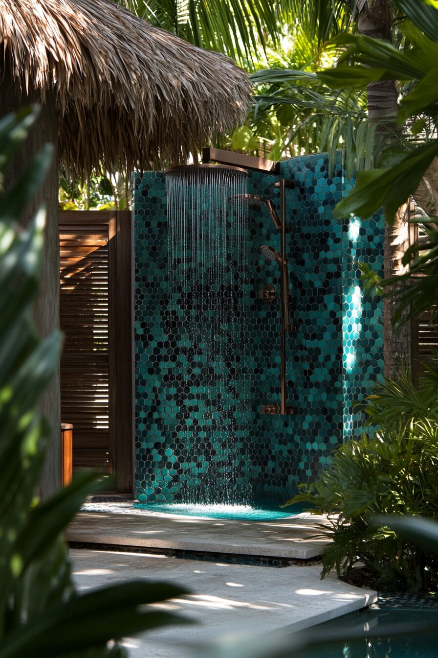 38 Tropical Modern Pool House Ideas - photo 18