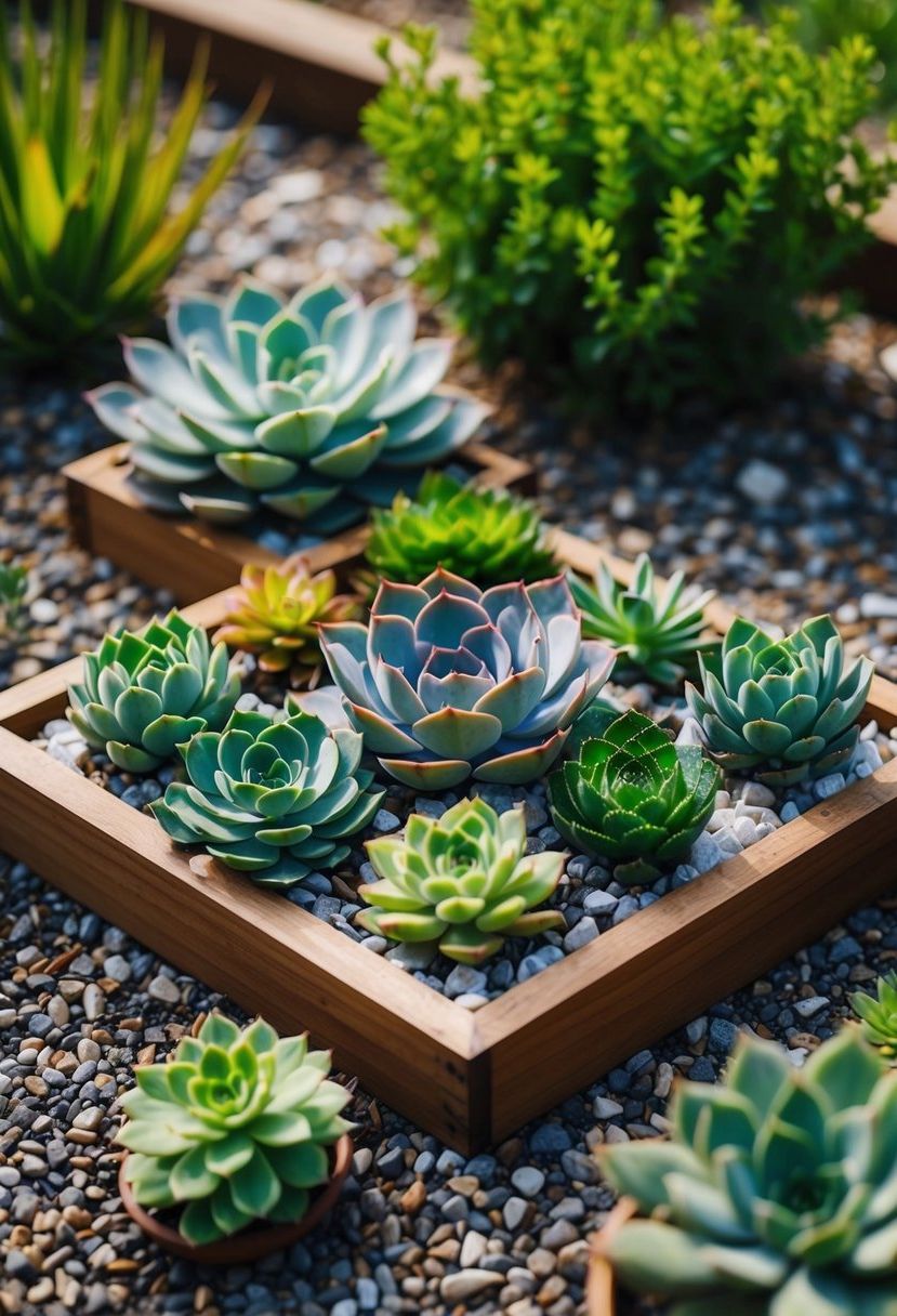 Displaying Succulents as Living Decor
