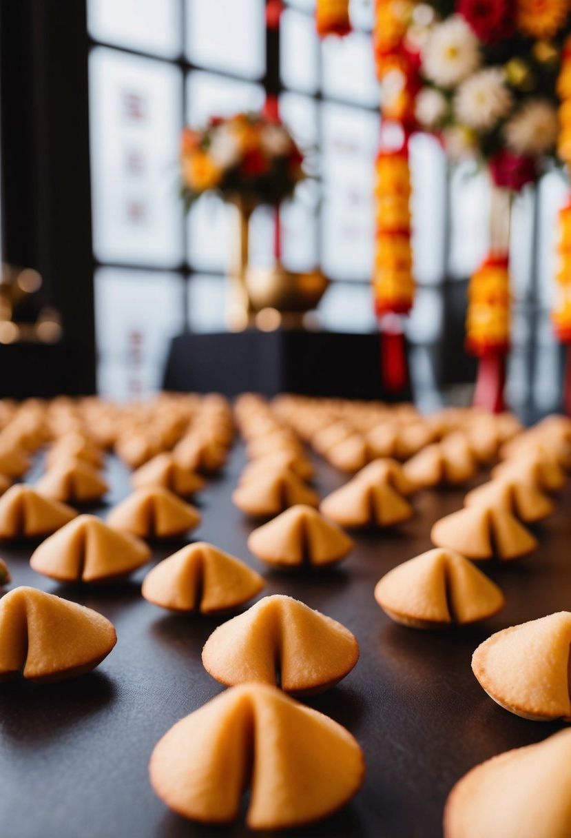 15) Personalized Fortune Cookies at Place Settings