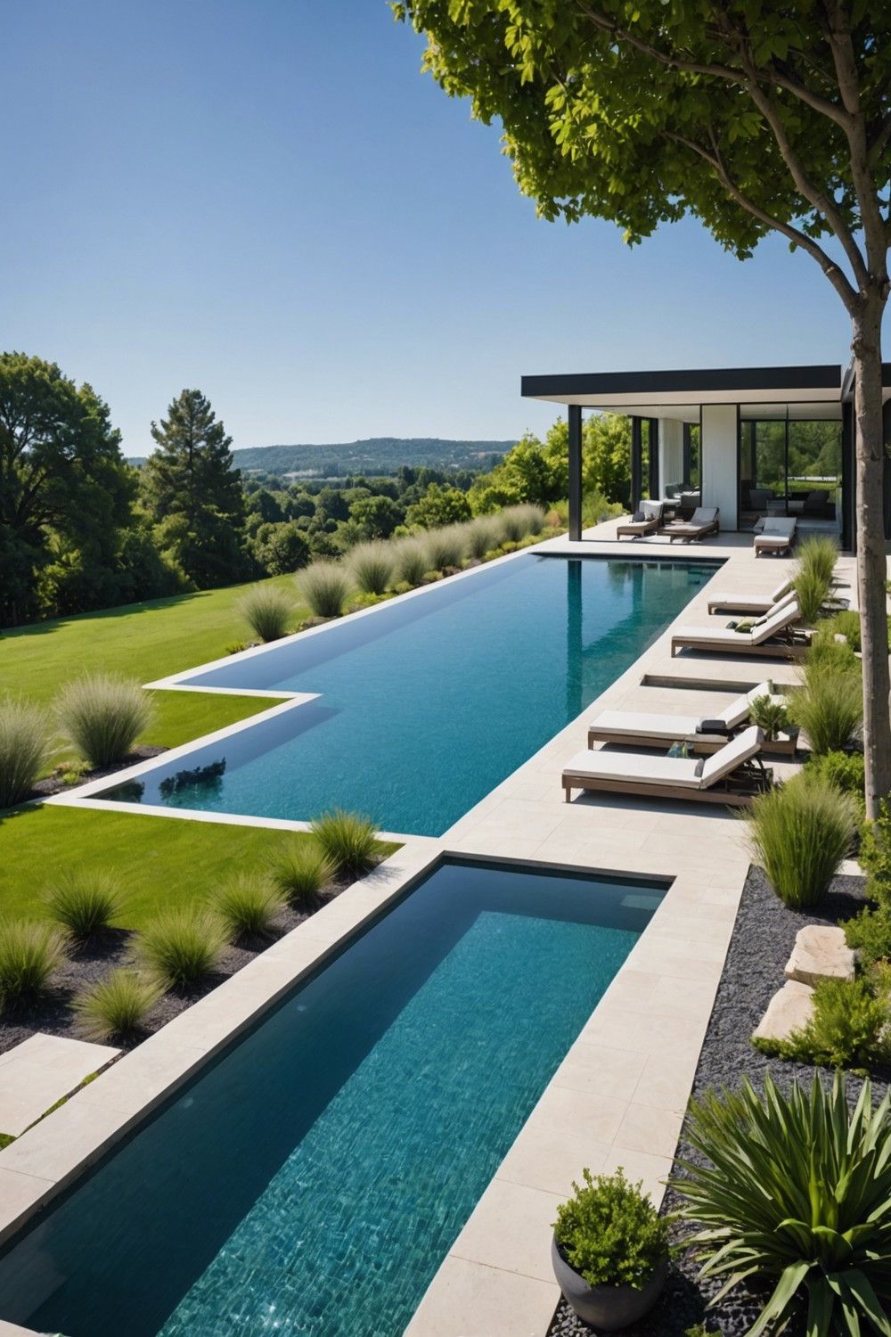 Raised Pools with Infinity Edges