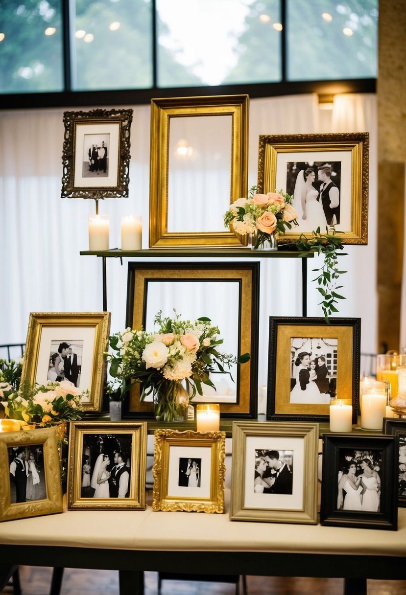 11) Display Photos in Vintage Frames