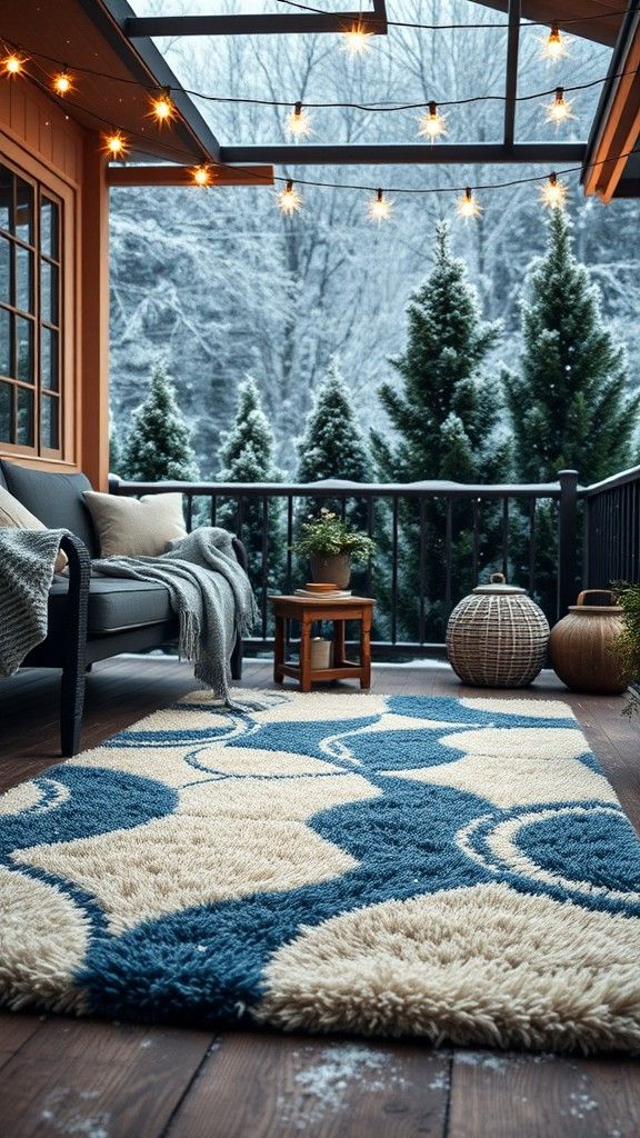 Warm Outdoor Rugs for Comfort