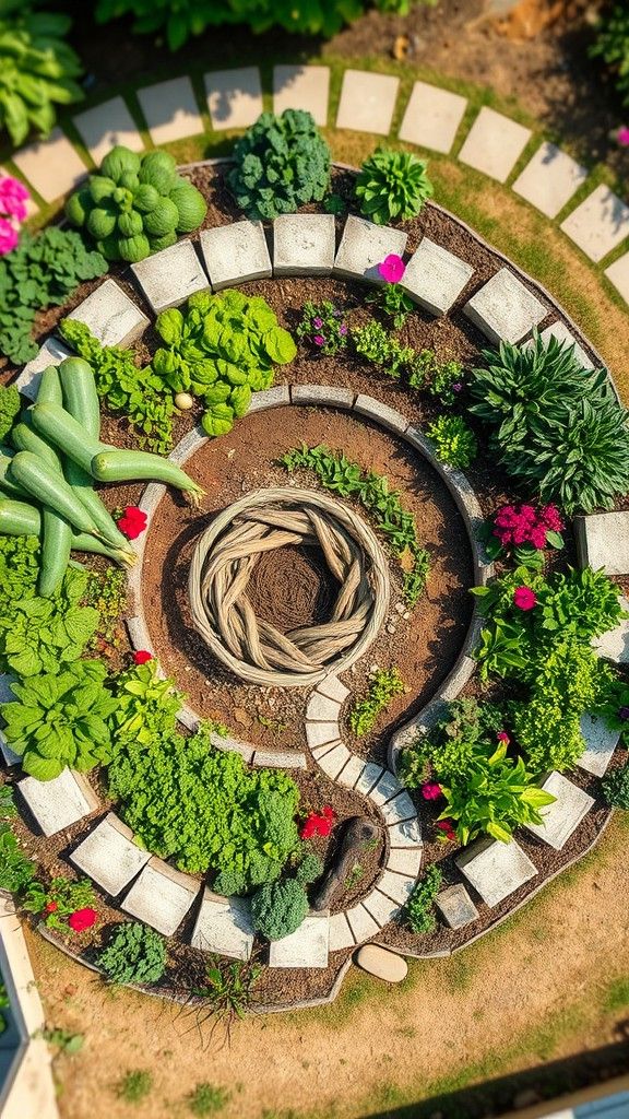 Building a Keyhole Garden