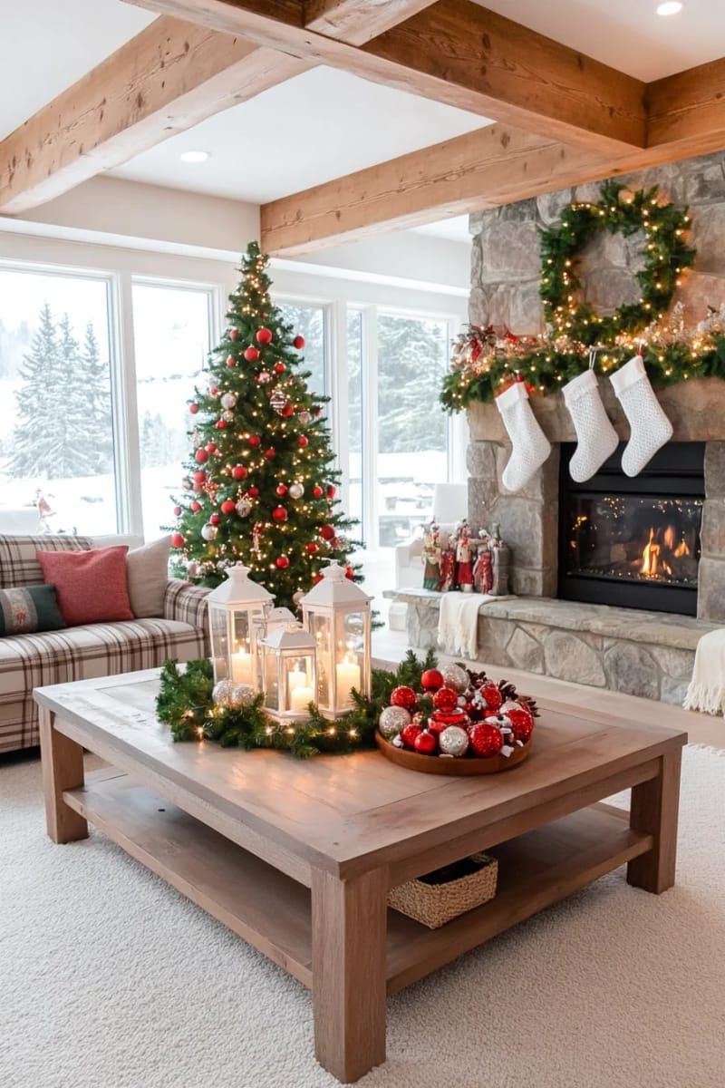 11. Rustic Lanterns With String Lights and Mini Decor - photo 2