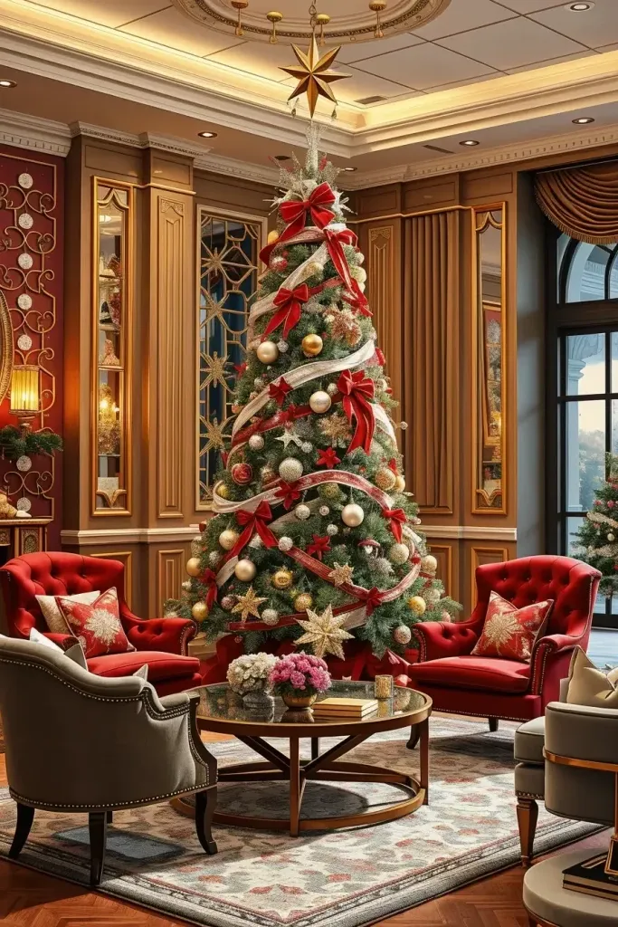 Mixing Gold into Red and Silver Trees - photo 2