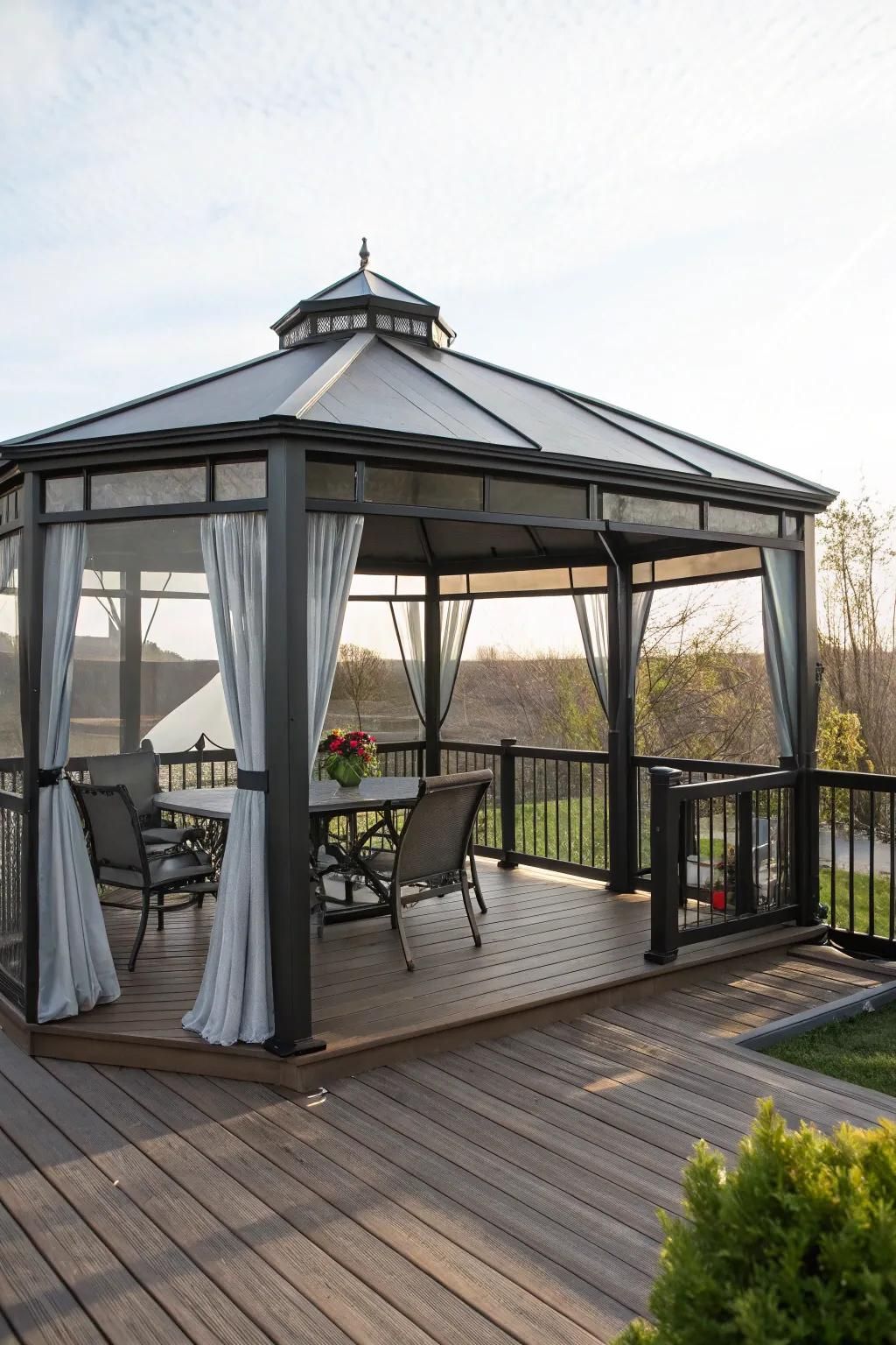 15. All-Weather Gazebo Design