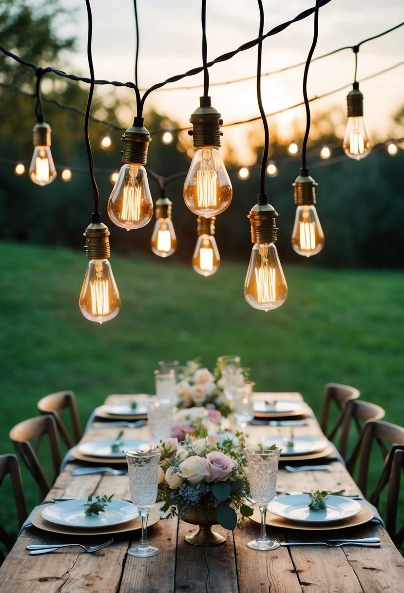12) Edison Bulbs for Ambient Light