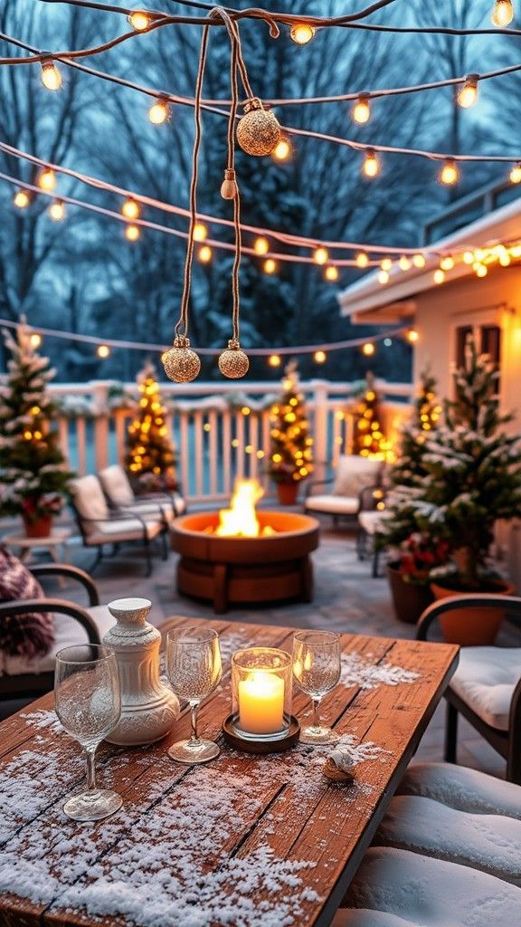 String Lights for a Festive Glow