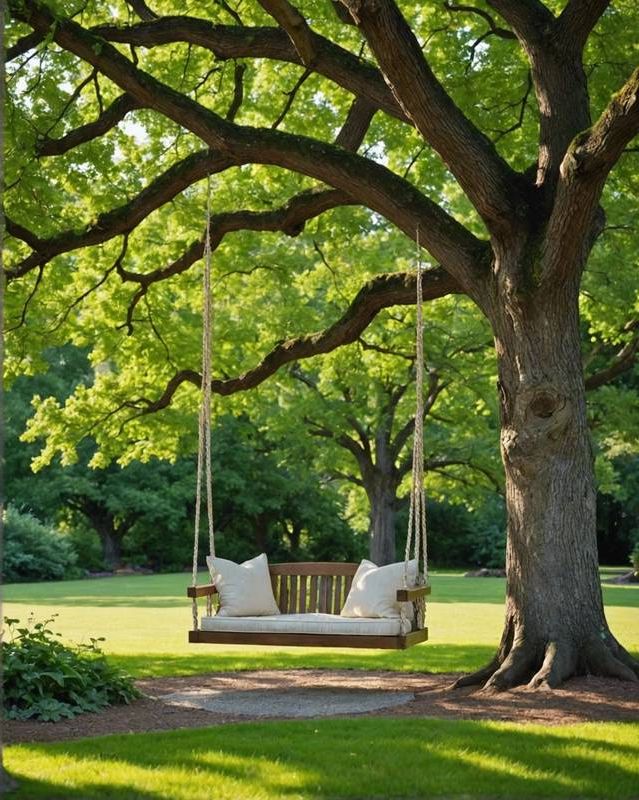 Swing Nook Beneath an Old Oak Tree