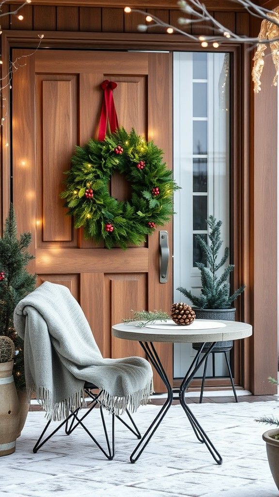 Holiday Wreaths for Patio Decor