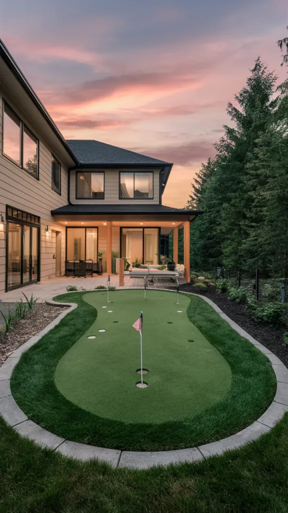 Adding a Backyard Putting Green