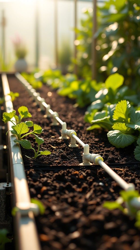Garden Beds With Built-In Irrigation