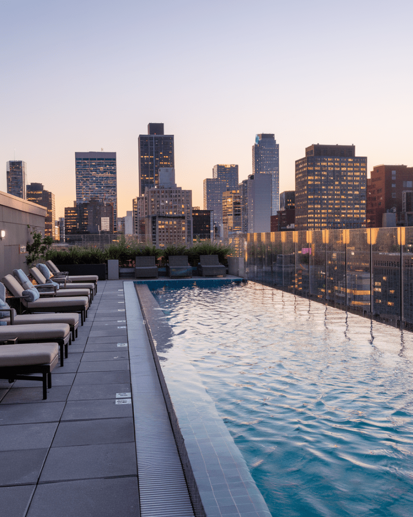 17. Cozy Rooftop Retreat: The Perfect Pool for Your Compact Space