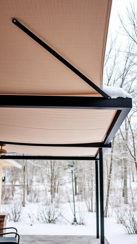 Canvas Covers on Metal Frames