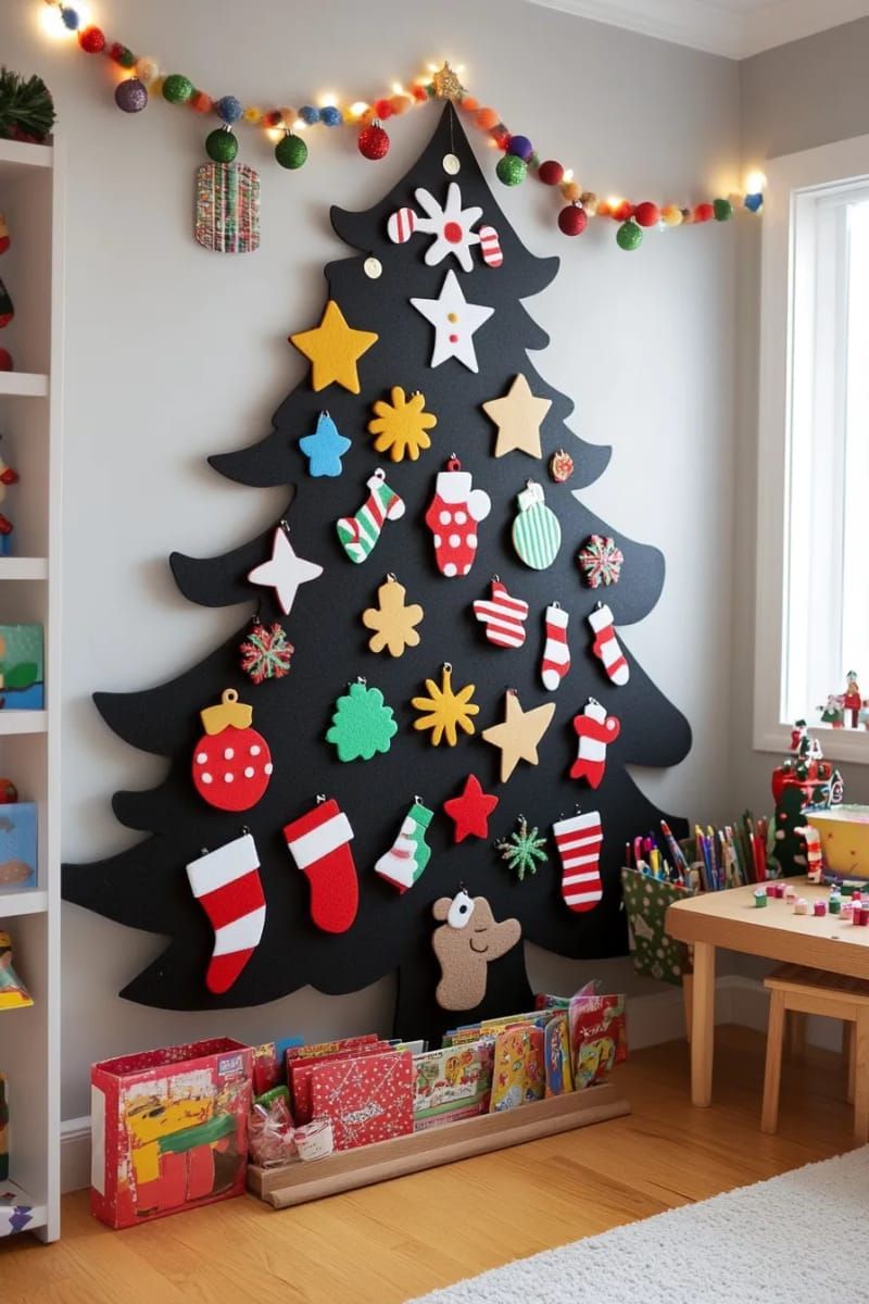 8. Magnet board tree with movable felt pieces - photo 2