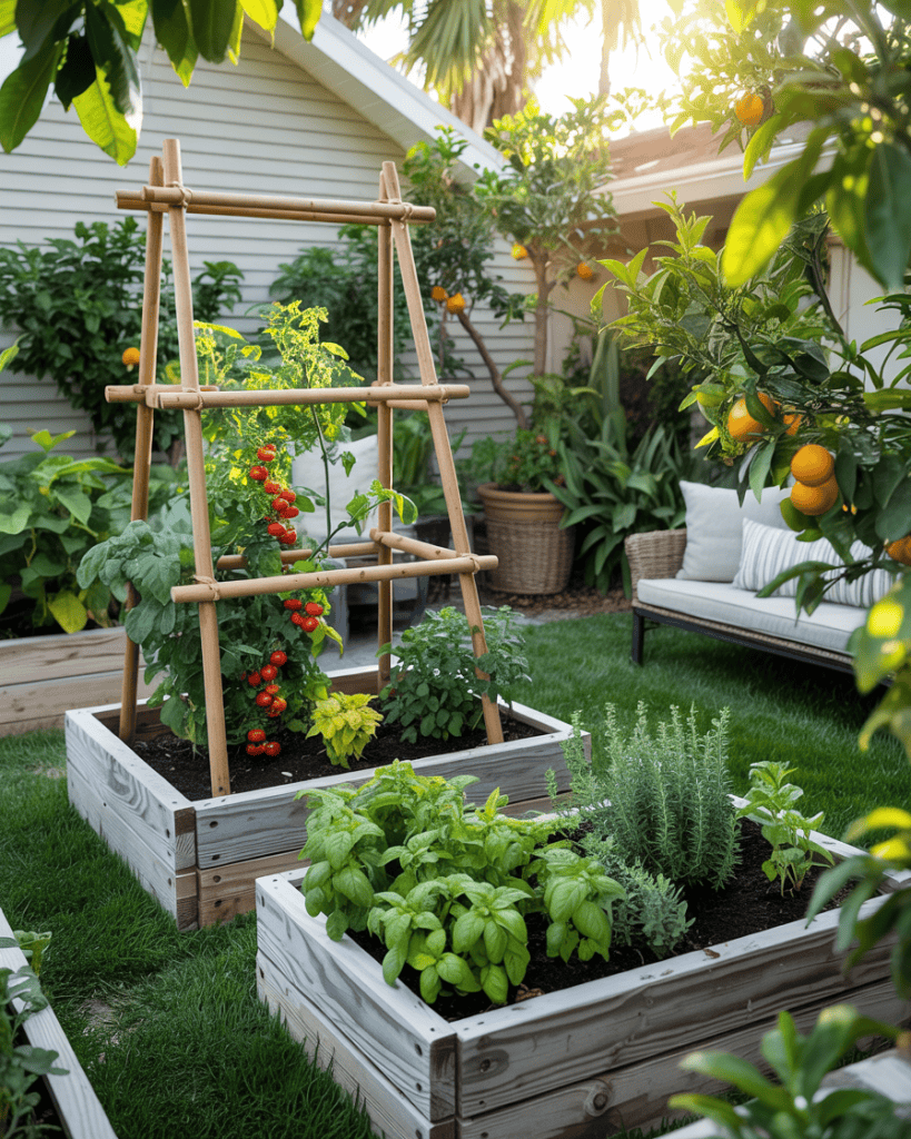 21. Edible Landscaping With Herbs and Fruit