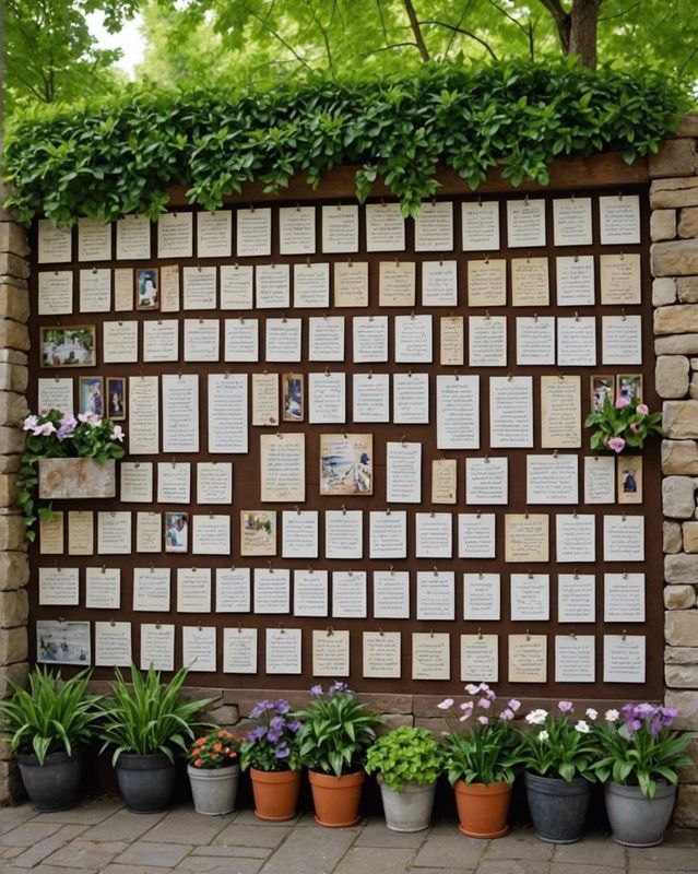 Reflective Prayer Wall Feature