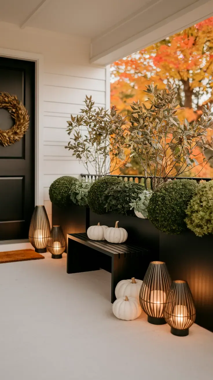 Autumn Porch Style for Modern Homes