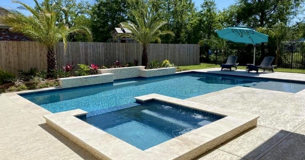 17. A Tropical-Style Backyard Pool