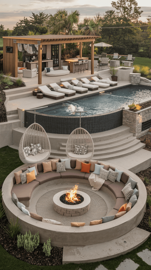 Comfort-Focused Deck Ideas for Above Ground Pools