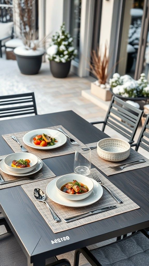 Heat-Resistant Accessories for Outdoor Dining