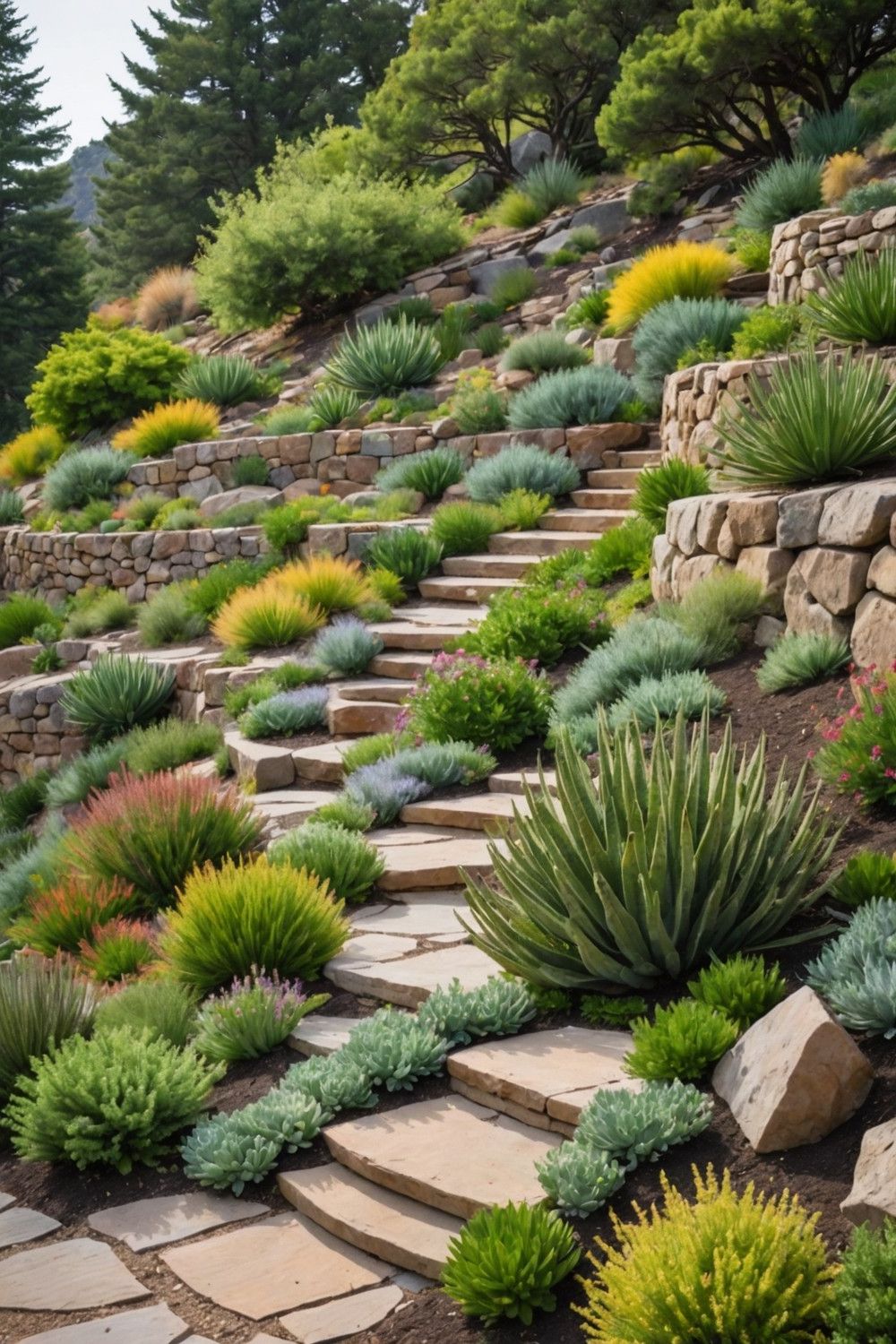 1) Lawn Alternatives That Resist Erosion
