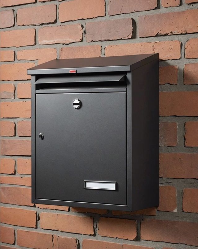 Mailbox Built for Wall Mounting