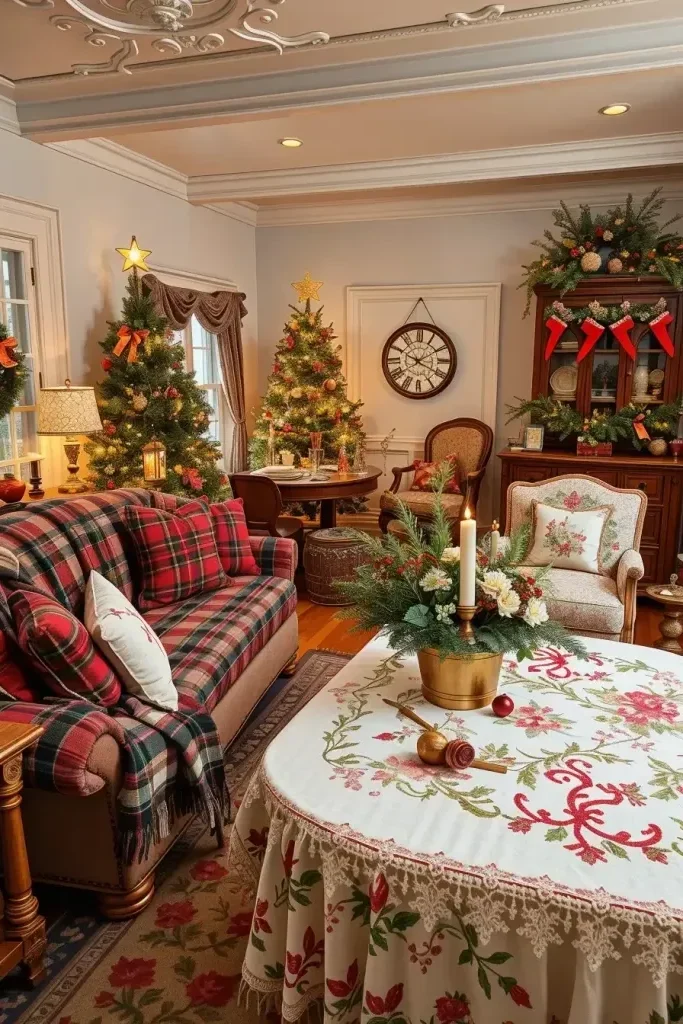 14) Vintage-Style Holiday Linens and Textiles - photo 2